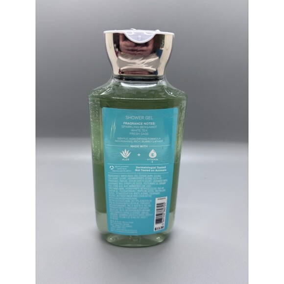 Bath and Body Works WHITE TEA & SAGE SHOWER GEL 10 FL OZ/295ML - Picture 3 of 4